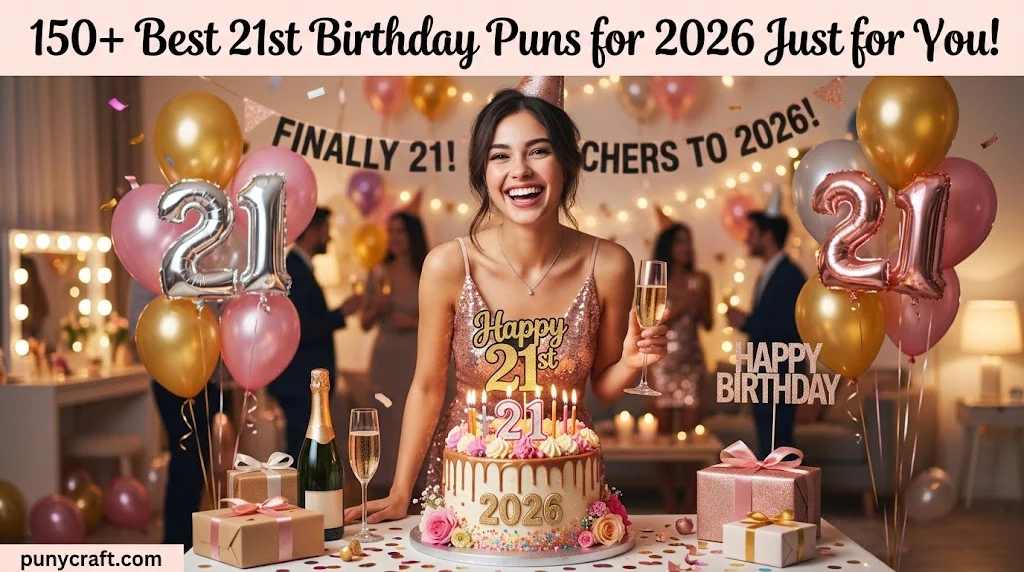 21st Birthday Puns