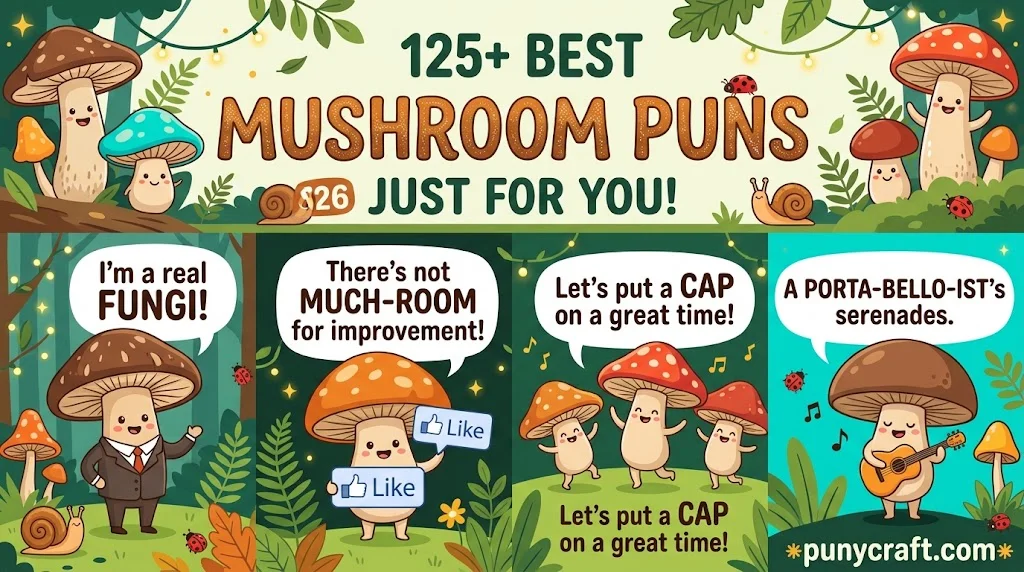 Mushroom Puns