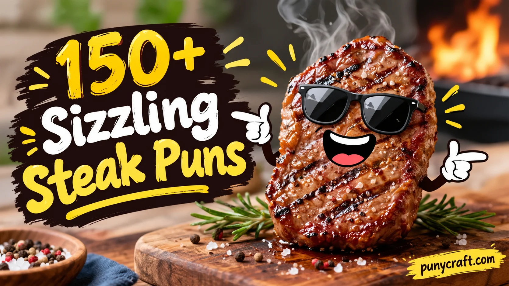 Sizzling Steak Puns