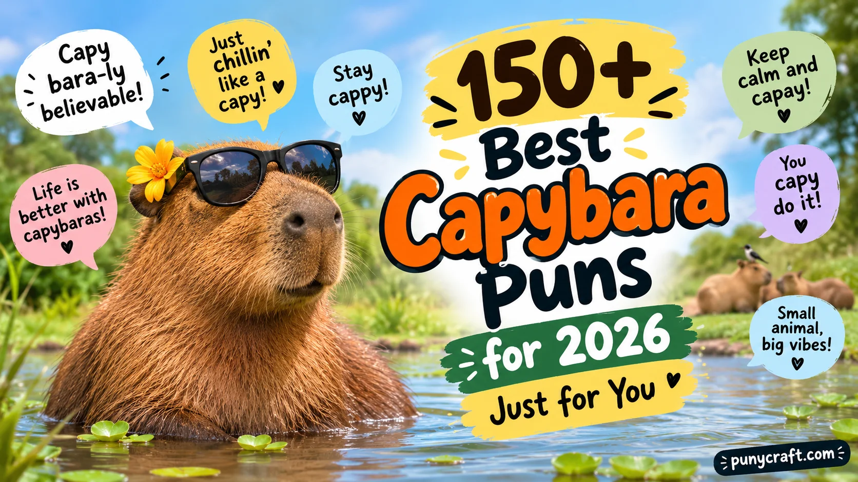 Capybara Puns