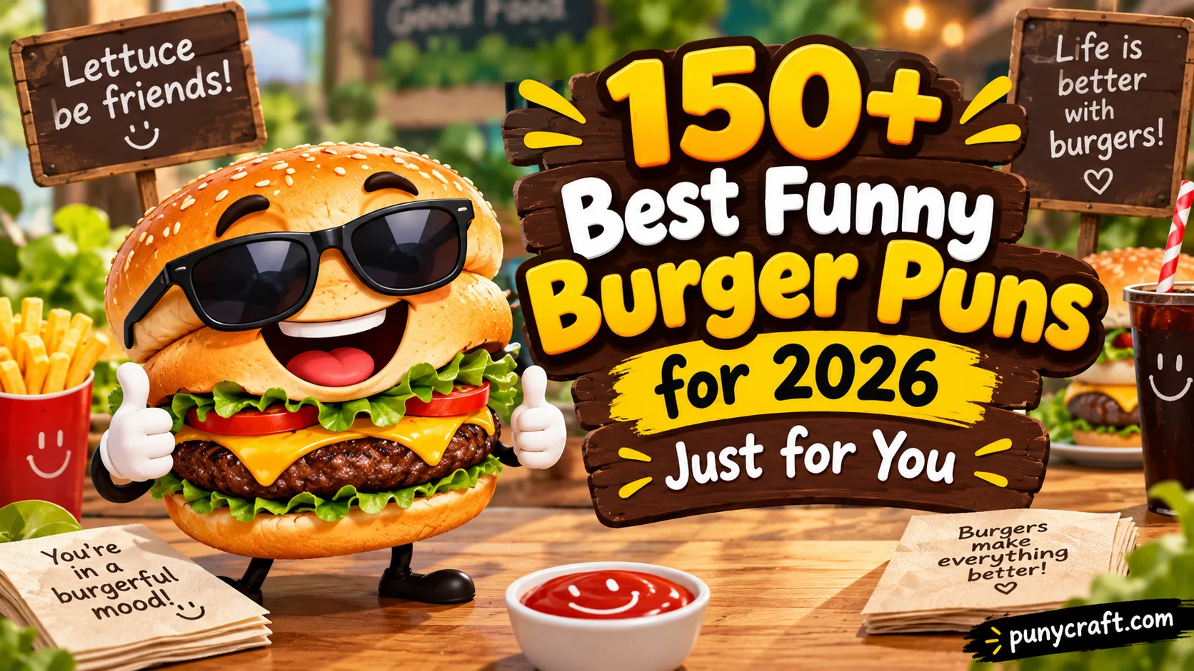 Funny Burger Puns