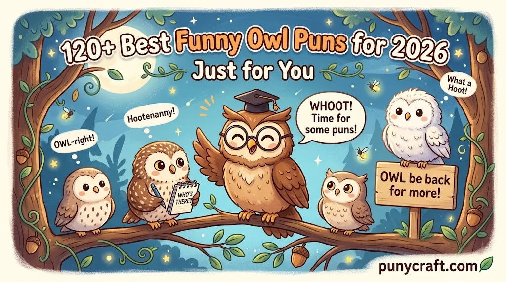 Funny Owl Puns